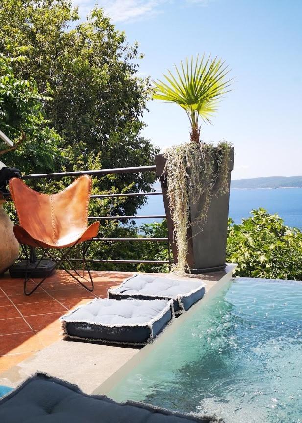 Art Gallery House With A Small Relaxing Pool Crikvenica Exteriör bild